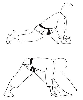 Gorindo Warm-up Hip Drop Stretch