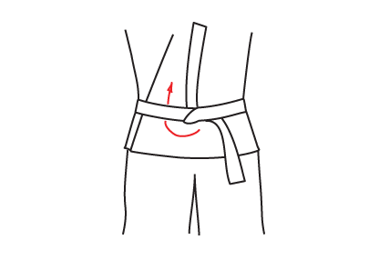 How to tie the belt the gorindo way
