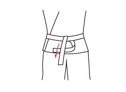 How to tie the belt the gorindo way