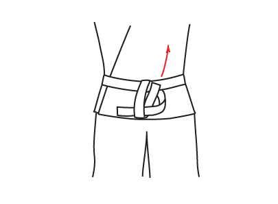 How to tie the belt the gorindo way