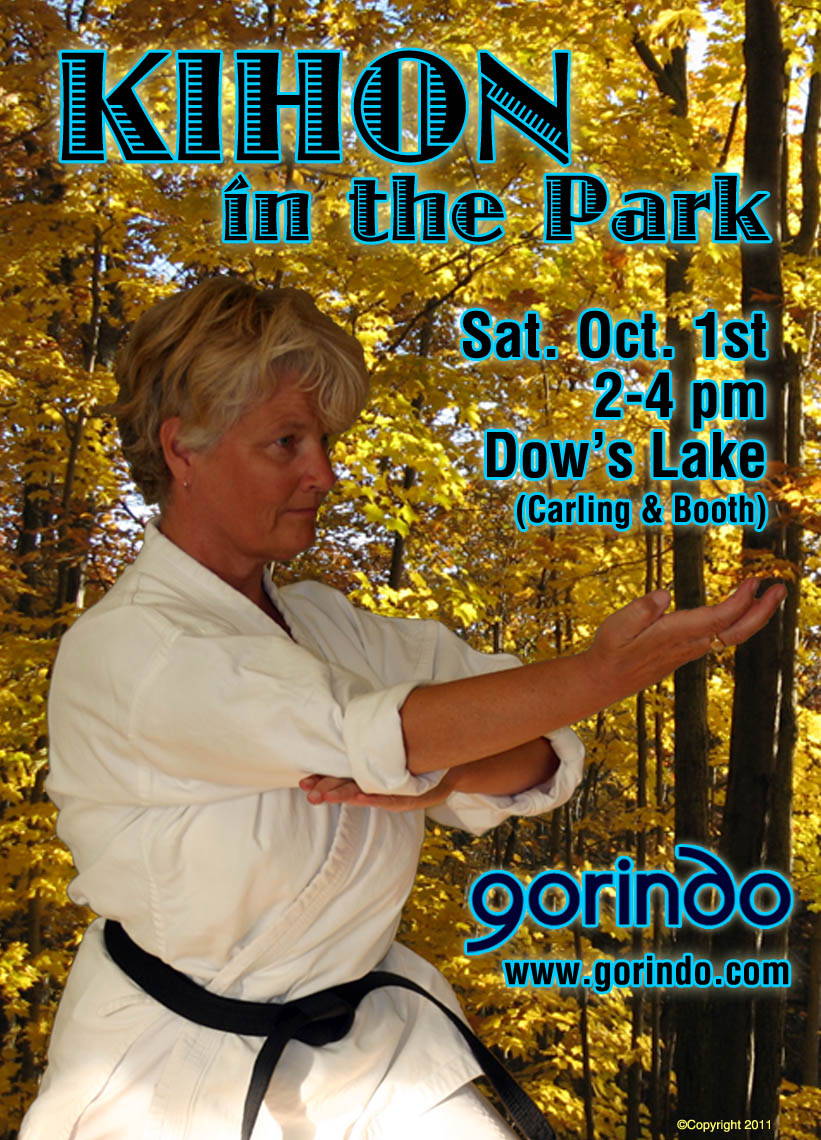 'Kihon in the Park' Sat. 1st October 2-3pm Dow's Lake